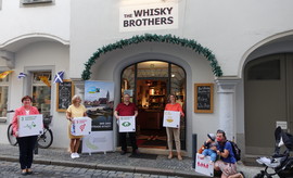 "The Whisky Brothers" in Regensburg bei der Fairen Woche (Bild: Andreas Hiermer)