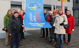 Faire Metropole Ruhr zeigt Flagge in Moers