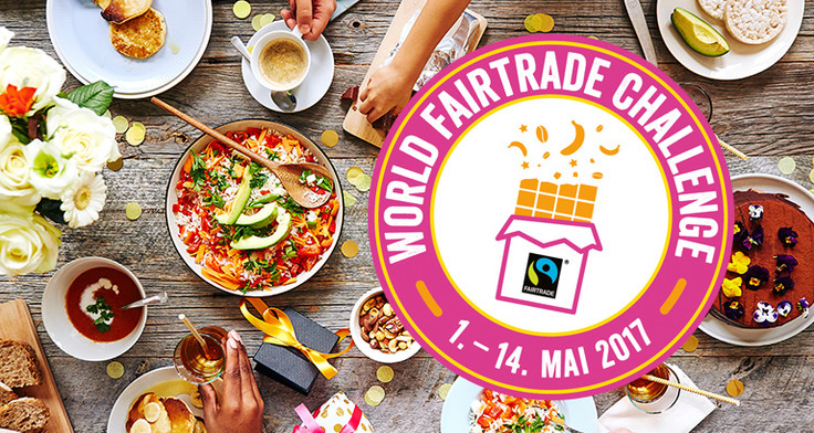Logo und Bild der World Fairtrade Challenge