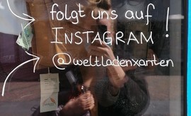 Auch bei Instagram setzt sich Weltladen Xanten für Faire Mode ein.