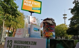 Stadtmarketing Niebüll bei der Fairen Woche (Bild: Stadt Niebüll)