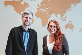 Neue Spitze des Fairtrade-Aufsichtsrats: Matthias Lehnert und Christina Arkenberg. 
