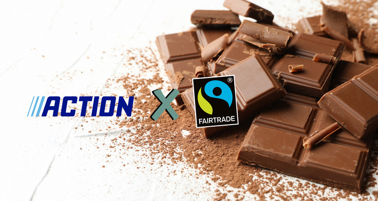 Fairtrade bei Action: Eigenmarkenschokolade bis 2023 komplett mit Fairtrade-Kakao 