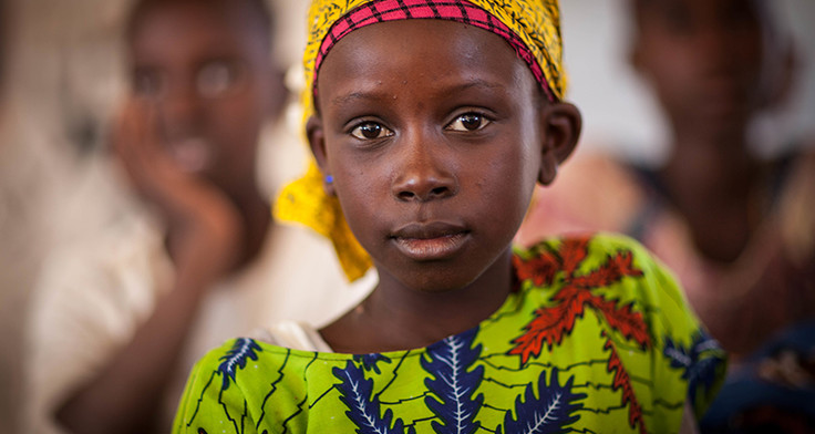 Kind aus dem Senegal. Bild: Sean Hawkey